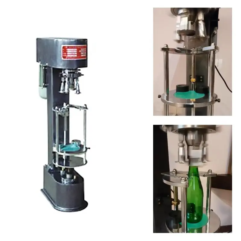 Plastic Body Locking and Capping Machine 20 to 35 mm Caliber Size